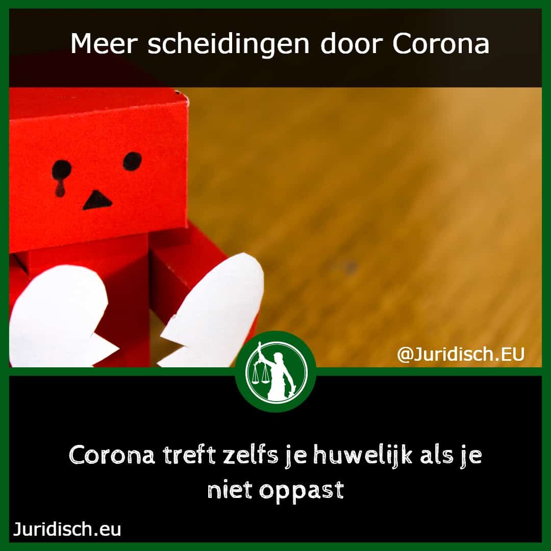 Scheiding door Corona