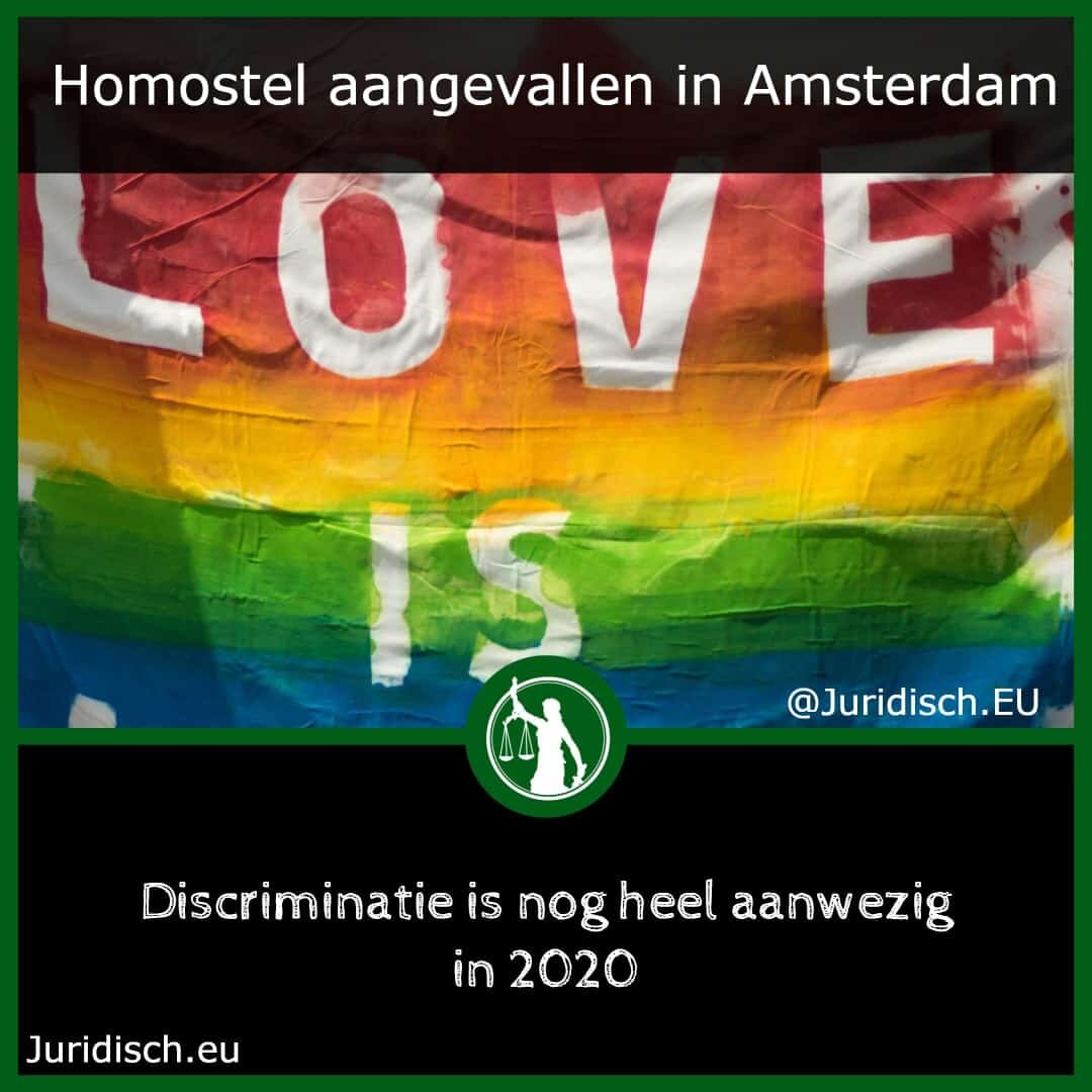 Homostel aangevallen in Amsterdam